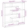 Estante cubo de pared 7 compartimentos madera envejecida de , Estantes y estanterías - Ref: Foro24-860029, Precio: 66,26 €