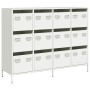 Aparador de acero laminado en frío blanco 135x39x103,5 cm by , Sideboards - Ref: Foro24-3307178, Price: 305,83 €, Discount: %