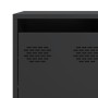Aparador de acero laminado en frío negro 135x39x103,5 cm by , Sideboards - Ref: Foro24-3307173, Price: 291,43 €, Discount: %