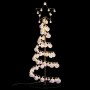 VidaXL LED para árbol de Navidad con bolas 80 LED blanco cálido 120 cm de , Luces de Navidad - Ref: Foro24-3318551, Precio: 4...