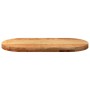 Tablero de mesa ovalado madera maciza de roble 80x40x4 cm by , Table tops - Ref: Foro24-4009073, Price: 74,16 €, Discount: %