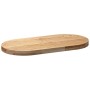 Tablero de mesa ovalado madera maciza de roble 80x40x4 cm by , Table tops - Ref: Foro24-4009065, Price: 67,63 €, Discount: %