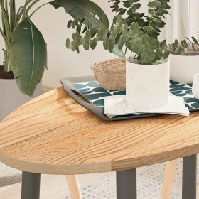 Tablero de mesa ovalado madera maciza de roble 100x50x2 cm von , Tischplatten - Ref: Foro24-4009038, Preis: 57,74 €, Rabatt: %