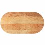 Tablero de mesa ovalado madera maciza de roble 120x60x2 cm by , Table tops - Ref: Foro24-4009071, Price: 101,93 €, Discount: %