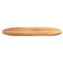 Tablero de mesa ovalado madera maciza de roble 120x60x2 cm by , Table tops - Ref: Foro24-4009071, Price: 101,93 €, Discount: %
