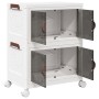Caja de almacenamiento apilable con ruedas 2 niveles 28 L by , Cargo forklifts - Ref: Foro24-4012367, Price: 49,32 €, Discoun...