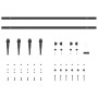 Kit de puerta corredera de armario acero carbono 200 cm von , DIY-Zubehör - Ref: Foro24-4009685, Preis: 31,17 €, Rabatt: %