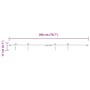 Kit de puerta corredera de armario acero carbono 200 cm von , DIY-Zubehör - Ref: Foro24-4009685, Preis: 31,17 €, Rabatt: %