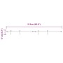 Kit de puerta corredera de armario acero carbono 213 cm von , DIY-Zubehör - Ref: Foro24-4009687, Preis: 39,37 €, Rabatt: %