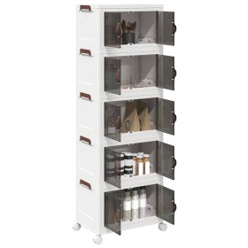 Caja de almacenaje apilable con ruedas 5 niveles 28 L by , Cargo forklifts - Ref: Foro24-4012373, Price: 89,76 €, Discount: %