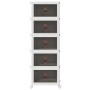 Caja de almacenaje apilable con ruedas 5 niveles 28 L by , Cargo forklifts - Ref: Foro24-4012373, Price: 89,76 €, Discount: %