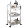 Carro de almacenamiento 3 niveles transparente 37x28x68 cm von , Lastenstapler - Ref: Foro24-4012378, Preis: 31,97 €, Rabatt: %