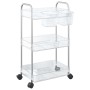 Carro de almacenamiento 3 niveles transparente 37x28x68 cm von , Lastenstapler - Ref: Foro24-4012378, Preis: 31,97 €, Rabatt: %