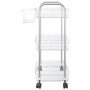 Carro de almacenamiento 3 niveles transparente 37x28x68 cm von , Lastenstapler - Ref: Foro24-4012378, Preis: 31,97 €, Rabatt: %