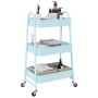Carrito de almacenaje 3 niveles acero azul 42x41,5x77 cm von , Lastenstapler - Ref: Foro24-4012384, Preis: 35,03 €, Rabatt: %