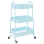 Carrito de almacenaje 3 niveles acero azul 42x41,5x77 cm von , Lastenstapler - Ref: Foro24-4012384, Preis: 35,03 €, Rabatt: %