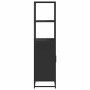 Aparador alto madera de ingeniería y metal negro 68x35x139 cm von , Sideboards - Ref: Foro24-849049, Preis: 115,02 €, Rabatt: %
