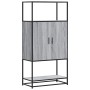 Aparador alto madera de ingeniería y metal gris Sonoma by , Sideboards - Ref: Foro24-849042, Price: 92,15 €, Discount: %