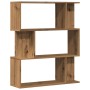 Estantería madera de ingeniería roble artisan 80x24x96 cm de , Librerías y estanterías - Ref: Foro24-855773, Precio: 60,20 €