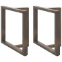 Patas mesa comedor forma T 2uds acero natural 90x35x(72-73)cm de , Patas para mesas - Ref: Foro24-4013067, Precio: 130,60 €, ...