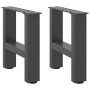 Patas de mesa de centro antracita 2uds acero 40x(30-31) cm von , Tischbeine - Ref: Foro24-4013258, Preis: 55,87 €, Rabatt: %