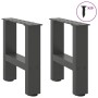 Patas de mesa de centro antracita 2uds acero 40x(30-31) cm von , Tischbeine - Ref: Foro24-4013258, Preis: 55,87 €, Rabatt: %