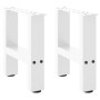 Patas de mesa de centro blanco 2uds acero 30x(30-31) cm von , Tischbeine - Ref: Foro24-4013253, Preis: 48,40 €, Rabatt: %