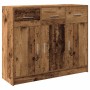 Aparador de madera de ingeniería envejecida 91x28x75 cm by , Sideboards - Ref: Foro24-855894, Price: 104,47 €, Discount: %