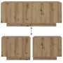 Mesita de noche madera de ingeniería roble artisian 100x35x40cm by , Nightstands - Ref: Foro24-3329174, Price: 95,69 €, Disco...