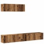 Conjunto de mueble de TV 3 piezas montado la pared madera vieja von , TV-Möbel - Ref: Foro24-3329205, Preis: 139,27 €, Rabatt: %