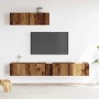 Conjunto de mueble de TV 3 piezas montado la pared madera vieja von , TV-Möbel - Ref: Foro24-3329205, Preis: 139,27 €, Rabatt: %