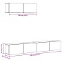 Conjunto de mueble de TV 3 piezas montado la pared madera vieja von , TV-Möbel - Ref: Foro24-3329205, Preis: 139,27 €, Rabatt: %