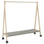 Perchero con estantes y ruedas 106x34x106,5 cm bambú von , Kommoden-Organizer und Bar-Kleiderbügel - Ref: Foro24-4008905, Pre...