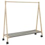 Perchero con estantes y ruedas 106x34x106,5 cm bambú von , Kommoden-Organizer und Bar-Kleiderbügel - Ref: Foro24-4008905, Pre...