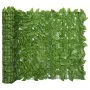 Balcony awning with green leaves 600x100 cm by vidaXL, Umbrellas - Ref: Foro24-315502, Price: 59,57 €, Discount: %