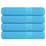 Toallas de sauna 4 uds 100% algodón turquesa 80x200 cm 360 gsm de , Toallas - Ref: Foro24-136984, Precio: 48,82 €, Descuento: %