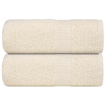 Toallas 2 uds 100% algodón crema 30x30 cm 360 gsm by , Towels - Ref: Foro24-136992, Price: 11,79 €, Discount: %