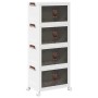 Caja de almacenamiento apilable con ruedas 4 niveles 28 L by , Cargo forklifts - Ref: Foro24-4012371, Price: 73,63 €, Discoun...