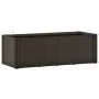 Flower bed with automatic irrigation system mocha 100x43x33 cm by vidaXL, Pots and planters - Ref: Foro24-313960, Price: 128,...