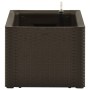 Flower bed with automatic irrigation system mocha 100x43x33 cm by vidaXL, Pots and planters - Ref: Foro24-313960, Price: 130,...