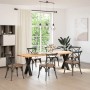Patas para mesa de comedor en forma de X 2 uds acero negro by , Table legs - Ref: Foro24-4012972, Price: 80,84 €, Discount: %