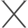 Patas para mesa de comedor en forma de X 2 uds antracita acero by , Table legs - Ref: Foro24-4012918, Price: 51,22 €, Discoun...