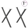Patas para mesa de comedor en forma de X 2 uds antracita acero von , Tischbeine - Ref: Foro24-4012926, Preis: 64,07 €, Rabatt: %