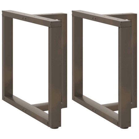 Patas mesa comedor forma T 2uds acero natural 70x35x(72-73)cm de , Patas para mesas - Ref: Foro24-4013059, Precio: 133,37 €, ...