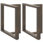 Patas mesa comedor forma T 2uds acero natural 70x35x(72-73)cm de , Patas para mesas - Ref: Foro24-4013059, Precio: 133,37 €, ...
