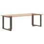 Patas mesa comedor forma T 2uds acero natural 70x35x(72-73)cm de , Patas para mesas - Ref: Foro24-4013059, Precio: 133,37 €, ...