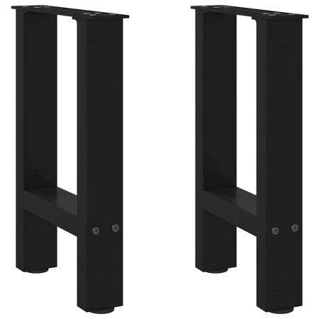 Patas de mesa de centro acero negro 2 uds 28x(42-43) cm de , Patas para mesas - Ref: Foro24-4013272, Precio: 45,97 €, Descuen...