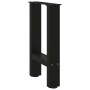 Patas de mesa de centro acero negro 2 uds 28x(42-43) cm de , Patas para mesas - Ref: Foro24-4013272, Precio: 45,97 €, Descuen...