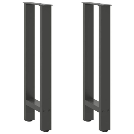 Patas de mesa de centro antracita 2 unidades 38x(72-73)cm acero by , Table legs - Ref: Foro24-4013298, Price: 75,89 €, Discou...