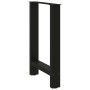 Patas de mesa de centro acero negro 2 uds 50x(72-73) cm de , Patas para mesas - Ref: Foro24-4013300, Precio: 78,65 €, Descuen...